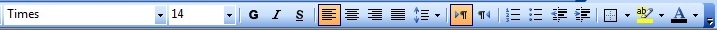 Figure (3) : Alignement d’un texte