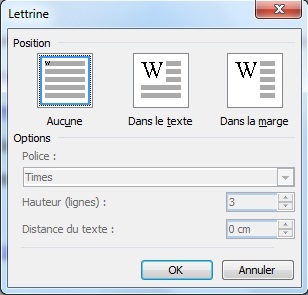 Lettrine 1