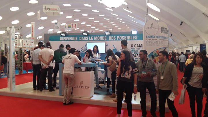 Groupe IGS-Maroc au forum de l'étudiant  2
