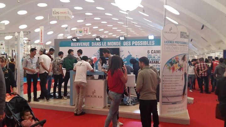 Groupe IGS-Maroc au forum de l'étudiant